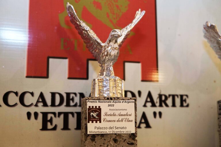 La Società Amatori Cirneco dell’Etna riceve il Premio Nazionale 2022 Aquila d’Argento